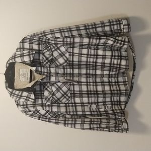 Sage Plush Shirt Jacket